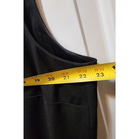 Shelby Nites Embellished Sleeveless Black Shift Dress Business Summer Size 20W - Picture 4 of 6